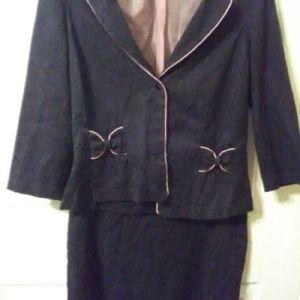 Woman’s jacket and skirt